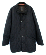 Lodenfrey Mens Wool Cashmere Quilted Coat Charcoal Gray Loden 2XL XXL Ge... - $94.05