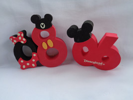 Disneyland Resorts 06 &amp; 08 Mickey &amp; Minnie Foam Antenna Toppers - as is - £1.50 GBP