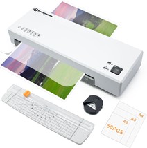 Laminator,4 In 1 Thermal And Cold Laminator Machine With 50Pc Laminating - $44.94