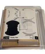 Stampin Up! Totally Tabs Rubber Stamp Set Of 4 For Scrapbooking &amp; Crafti... - £22.88 GBP