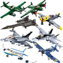 Military Aircraft Brick Model Collection - Classic to Modern Combat Aircraft Blo - £11.39 GBP+
