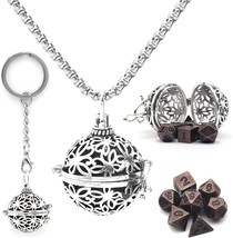 Mini Dice For Keychain Necklace Small Tiny Metal Dnd Dice, Censer-Copper Dice - $42.99