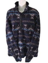 Vintage Woolrich Sz L Fleece Sweater Snap Mock Neck Polartec 1/4 Snap Bu... - £20.37 GBP