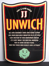 Authentic Jimmy Johns Low Carb Unwich Gourmet Subs Tin Sign 18&quot;h x 12.5&quot;... - £21.95 GBP