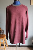 Stillwater Supply Co. Men&#39;s Burgundy/Gray Long Sleeve T-Shirt ~L~ RN 87706 - £6.78 GBP