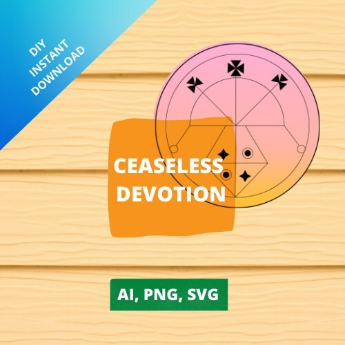 Ceaseless Devotion - Worship, Respect, And Unconditional Love Sigil Seal Spell A Item image 3