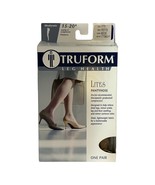 Truform Womens Petite Beige Sheer Pantyhose 15-20 mmHg 1775BG-P - £14.74 GBP