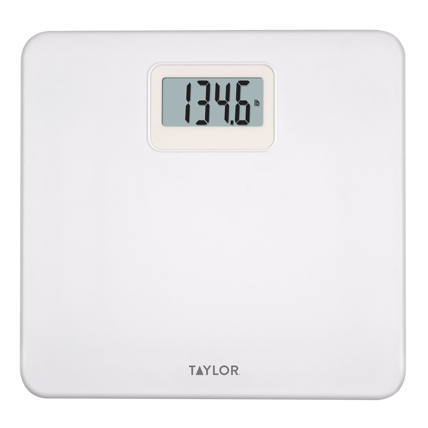Taylor Digital Plastic Bathroom Scale, Scale For Body Weight, White - $31.99