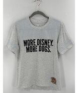 Disney Parks Womens T Shirt Top Size Large Gray Blue More Disney More Do... - $510.00 MXN