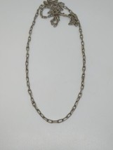 Vintage Sterling Silver 925 Chain Link Necklace 28&quot; 3mm - £31.45 GBP