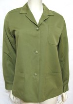 New Pendleton Olive Green Blazer Jacket 8 Silk &amp; Cotton Blend Women M $178 - £27.65 GBP