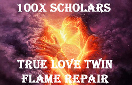 100X 7 HIGH SCHOLARS TRUE LOVE TWIN FLAME REPAIR EXTREME MAGICK RING PENDANT image 2