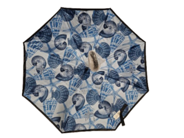 Guy Harvey 39&quot; Tropical Beach Shells Double Layered Reversible Fashion Umbrella - £11.02 GBP