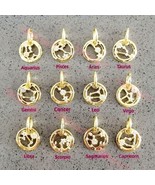 2023 Release14k Gold-plated Zodiac Sign Dangle Charm For Moments Bracelet - £12.74 GBP