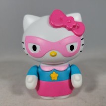 Hello Kitty Superhero McDonald&#39;s toys 2019 pink bow star mask cape - $1.93