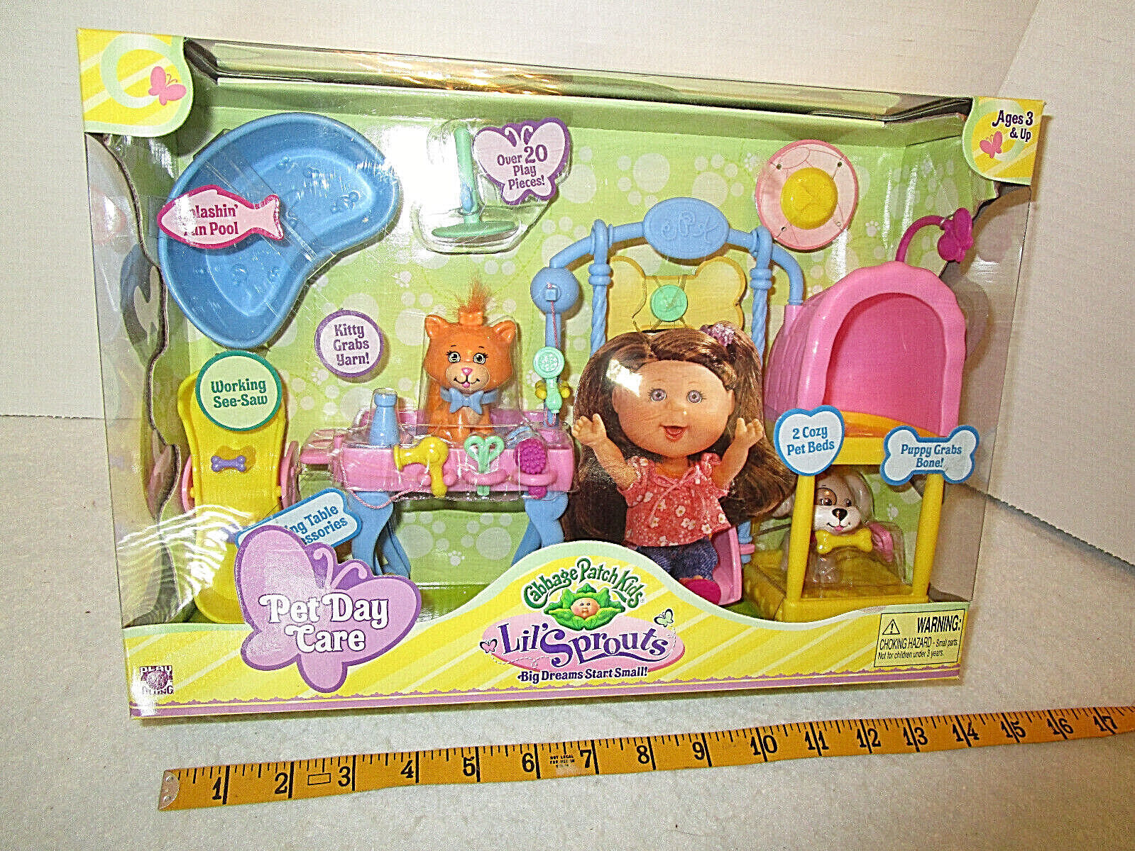 Cabbage Patch Pet Day Care Playset NIB for your 5" dolls and Lil Sprouts - £16.63 GBP