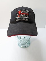 Great Dane Hat Truck Trucking Hauler Rig Trailers Semi Black Red Strap back  - $17.82