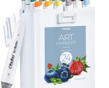 Alcohol Markers - Double Tipped Art Marker Set for Artists Adult Colorin... - £30.87 GBP