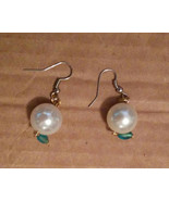 Faux Pearl Drop Earrings - $4.00