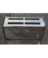 Vintage Hamilton Beach Proctor Silex 4 Slice Toaster Works Chrome Corner... - $25.13