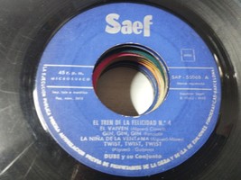 Dube &amp; His Happiness Train Set 62 LP 7&quot; Vinyl Only the Single No Folder ... - $7.71