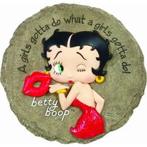 Betty Boop Stepping Stone 9.25 x 9.25 Inches - $37.98