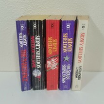 5 Sidney Sheldon Paperback Books Sands of Time Stars Shine Master Game Face - £15.17 GBP
