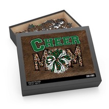 Personalised/Non-Personalised Puzzle, Cheer Mom, Green, awd-337, (120, 252, 500- - £19.87 GBP+