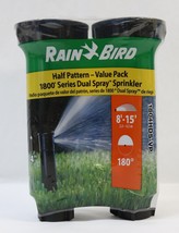 Rain Bird 1800 Series Dual Spray 4 in. Half-Circle Pop-Up Sprinkler NEW ... - $11.99