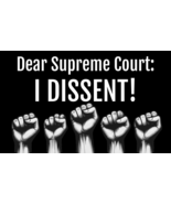 Dear Supreme Court I Dissent Flag 3x5 FT - $487.42 MXN