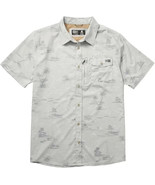 Salty Crew Men&#39;s Seafarer Tech Woven T-Shirt Button up Short Sleeve Size... - $748.67 MXN