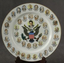 Vintage Political US Presidential Portrait Souvenir China Plate Bill Cli... - $20.99