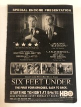 Six Feet Under TV Guide Print Ad Michael C Hall Lauren Ambrose TPA6 - £4.65 GBP