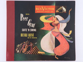 Henri René &amp; His Orchestra Peer Gynt Suite &#39;n Swing 4x 10&quot; 78rpm Record Book Set - £40.07 GBP