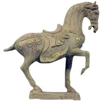 Ancient Chinese Horse Statue Sculpture 16" - $157.41