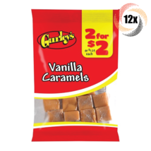12x Bags Gurley&#39;s Vanilla Caramels Flavor Chewy Candy | 2oz | Fast Shipping - £18.26 GBP