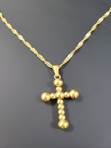 Gold Chain with Cross Pendant - £28.52 GBP