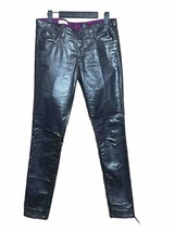 AG Adriano Goldschmied Size 30 R Faux Leather  Skinny Ankle Jeans Legging - AC - £17.18 GBP