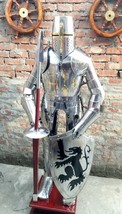 Knight Suit Of Armor 15Th Century Combat Full Body Armour Shield Lance - £582.68 GBP