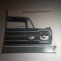 Original 1966 Plymouth Belvedere Sales Brochure Catalog fc4 - £4.51 GBP