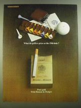 1967 Benson &amp; Hedges Special Filter Cigarettes Ad - golfers prize at 19th - £14.50 GBP