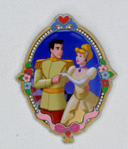Disney 2002  12 Months Of Magic Cinderella And Prince Charming In Frame Pin#9663 - £11.10 GBP