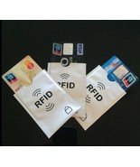 Set of 10 Safe Anti Theft RFID Blocking Credit Cards Sleeves Only $17.99... - $27.37 CAD