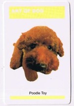 Trade Card Dog Calendar Card 2003 The Art Of Dog Toy Poodle - $1.97