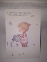 VTG Hallmark Greeting Card Betsey Clark Get Well If Thoughts Were Flowers You&#39;d - £7.87 GBP