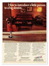 Crest Toothpaste Introducing Child to Dentist Vintage 1973 Full-Page Mag... - £7.58 GBP