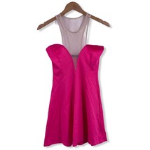 Solemio Los Angeles Pink Plunge Front Dress Small - £14.59 GBP