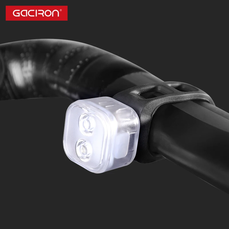 GACIRON bike led flashlight W07W bike accessories 175hrs Working usb led - £17.64 GBP