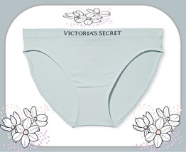 M Soft Dove Grey Gray Foggy Cloud LOGO Seamless Victorias Secret Bikini Pantie  - £8.70 GBP