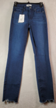 Paige Hoxton Ankle Jeans Womens Size 24 Blue Denim Pockets Flat Front Skinny Leg - £18.98 GBP